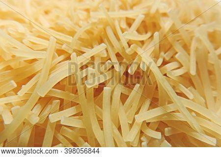 Pasta Small Items Noodles Made From Durum Wheat Flour, Semiproduct, Dry And Hard