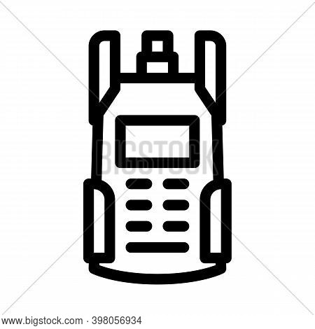 Electric Tester Cable Black Icon Vector. Electric Tester Cable Sign. Isolated Symbol Illustration