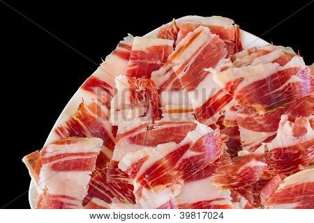 piatto di prosciutto di Jabugo
