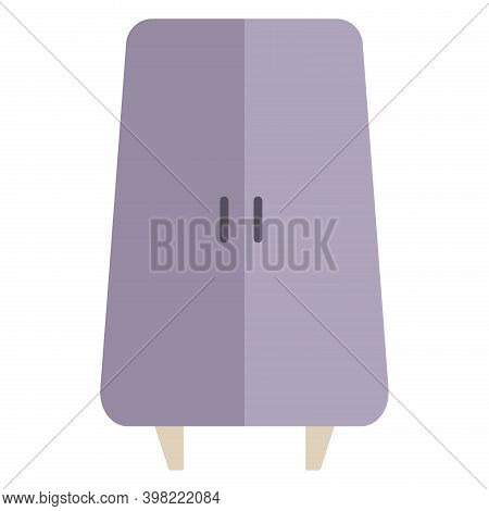 Icon Of Wardrobe Furniture Set Vector Color