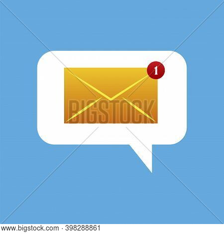 E Letter Mailbox Ic, Great Design For Any Purposes. Email Sign. Email Envelope Icon Vector Illustrat