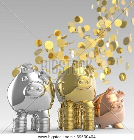 Piggy Bank As Concept