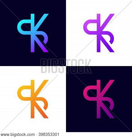 Logo Ks Letter Design Clean Modern And Elegant Style, Alphabet Ks Identity Icon Template.