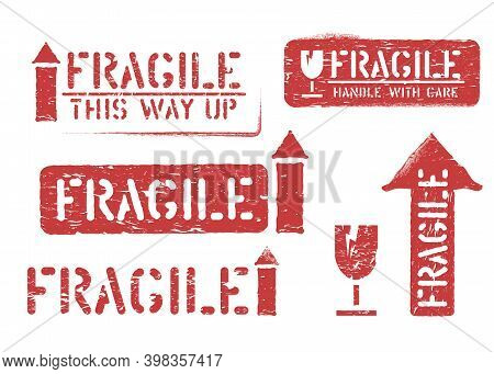 Fragile This Way Vector Photo Free Trial Bigstock
