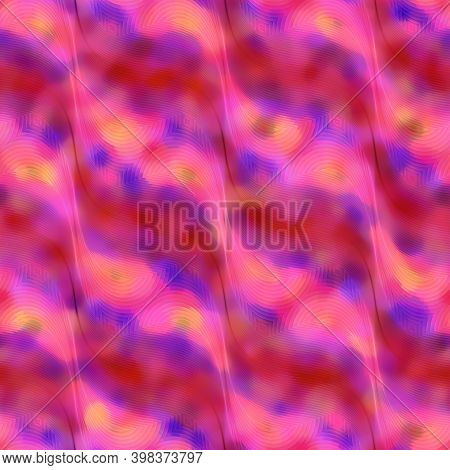 Abstract Seamless Background Of Colorful Striped Pattern. Artistic Messy Pattern Like Colorful Cutti