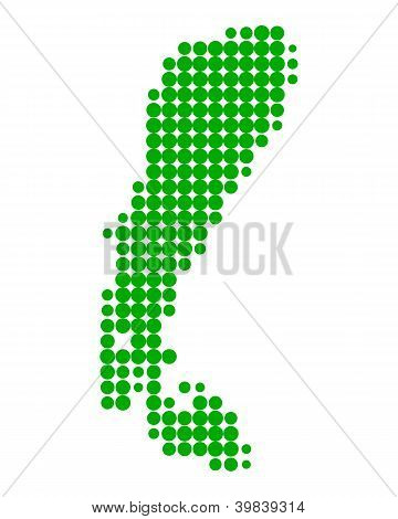 Mapa Neziderské jezero