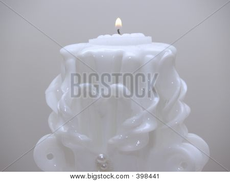 Wedding Candle Closeup