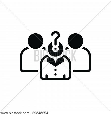 Black Solid Icon For Anybody Whichever Any Someone Anyone Person Knowledge Guess Question Anonymous
