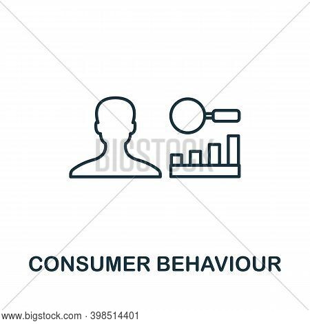 Consumer Behaviour Icon. Line Style Element From Loyalty Program Collection. Thin Consumer Behaviour