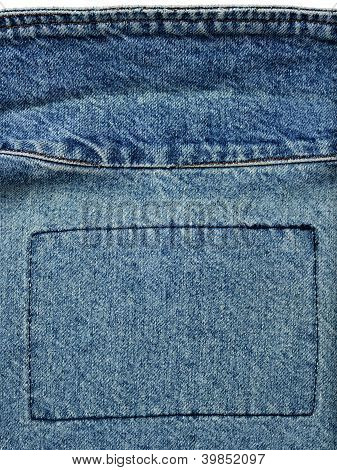 abgetragene Jeansjacke schlieÃŸen sich