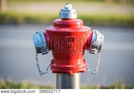 Red Fire Hidrant For Emergency Fire Access