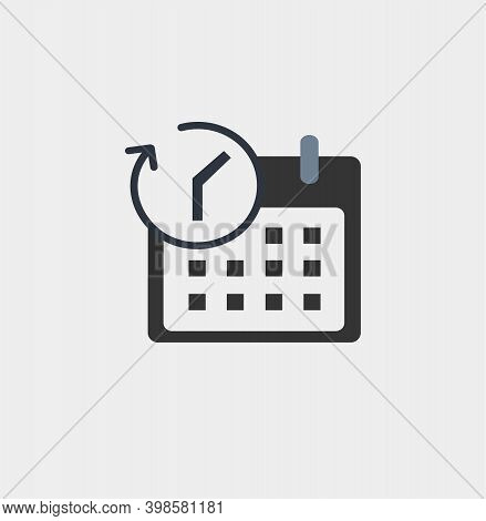 Timetable Icon. Concept Of Planning Process And Business.