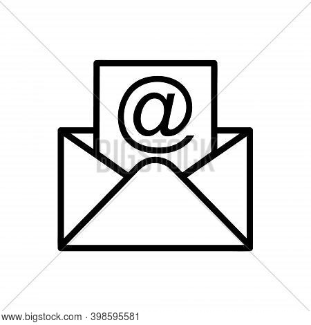 Mail Icons Isolated. Email Vector Stock Symbol Eps10 On White Background
