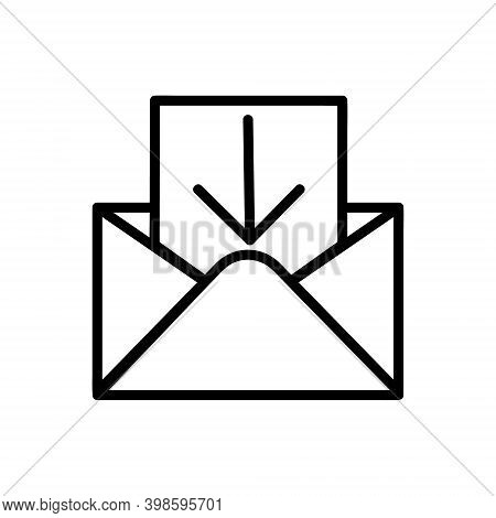 Mail Icons Isolated. Email Vector Stock Symbol Eps10 On White Background