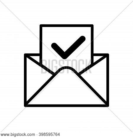 Mail Icons Isolated. Email Vector Stock Symbol Eps10 On White Background