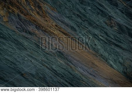 Colorful Sharp Rocks In The Yarlu River Valley
