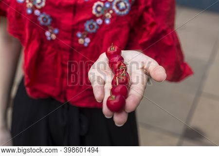 Girl Holding 