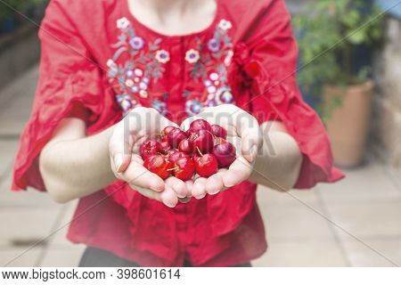 Girl Holding 
