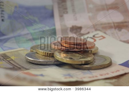 Banknotes And Coins, Euro