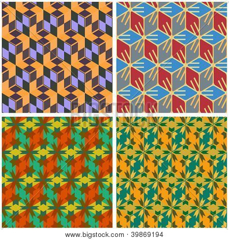 Wzór bez szwu abstrct. Ilustracja wektorowa.