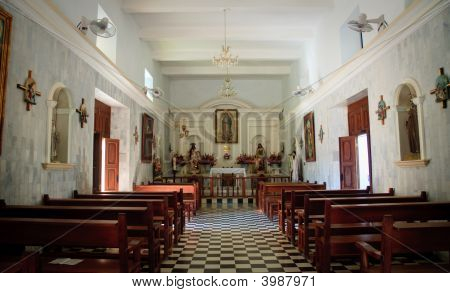 innere el Quelite Kirche in Mexiko