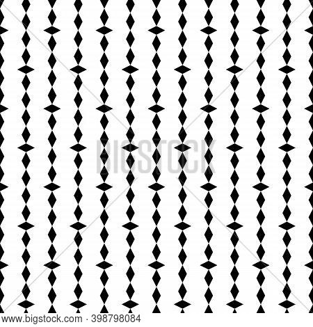 Seamless Pattern. Rhombuses Ornament. Diamonds Wallpaper. Lozenges Backdrop. Ethnic Motif. Geometric
