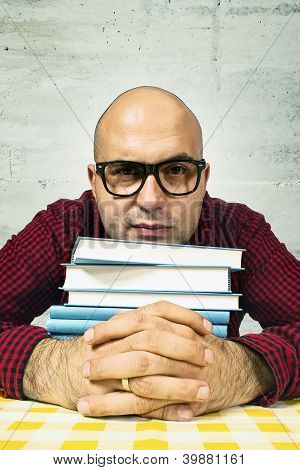 Student z książki