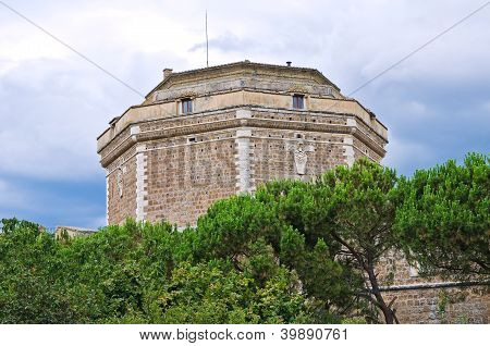 Forte Sangallo. Civita Castellana. Lazio. Itálie.