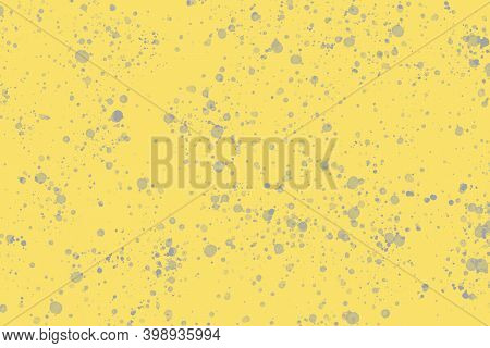 Abstract Background In Trendy 2021 New Colors. Illuminating Yellow And Ultimate Gray. Color Of The Y