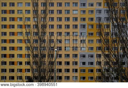 Prague. Czech Republic. 01/12/2020. Panelaks Or Buildings Constructed With Panels During Communist R