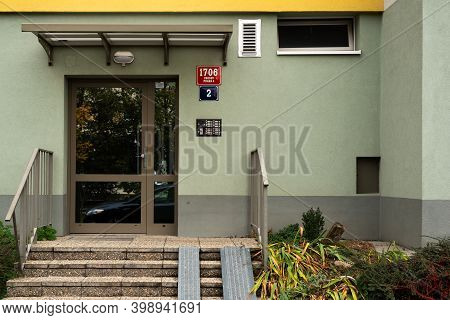 Prague. Czech Republic. 01/12/2020. Panelaks Or Buildings Constructed With Panels During Communist R