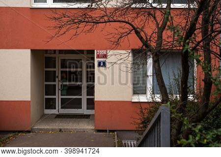 Prague. Czech Republic. 01/12/2020. Panelaks Or Buildings Constructed With Panels During Communist R