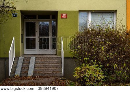 Prague. Czech Republic. 01/12/2020. Panelaks Or Buildings Constructed With Panels During Communist R