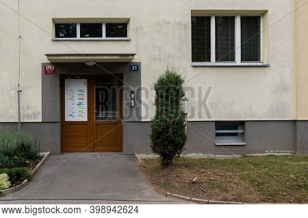 Prague. Czech Republic. 01/12/2020. Panelaks Or Buildings Constructed With Panels During Communist R