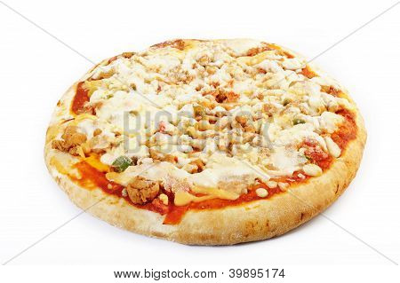 Pizza congelada com carne Cicken