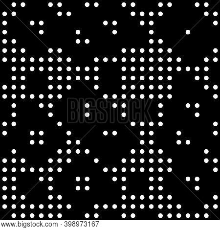 Seamless Pattern. Figures Background. Circles Ornament. Simple Shapes Wallpaper. Dots Motif. Geometr