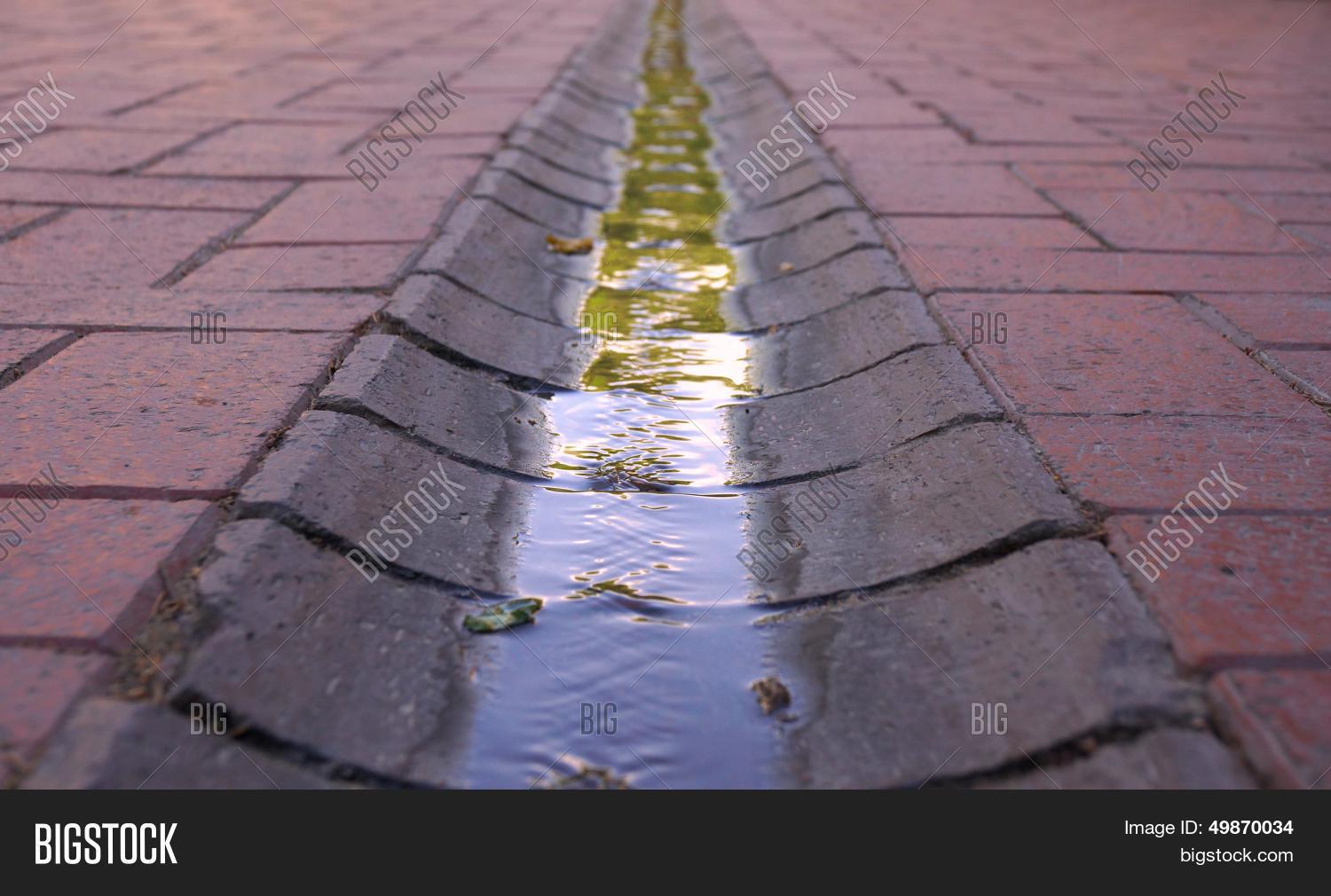 a little section of rainwater drainage channel st