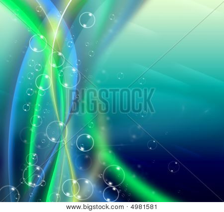Bulles sous l'eau