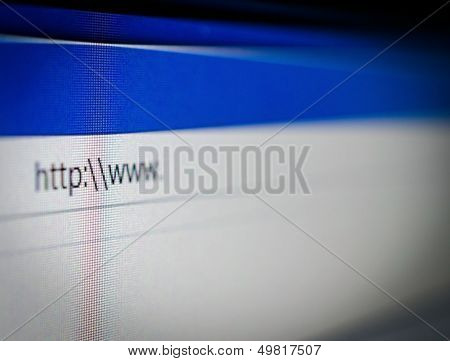 Address Bar Of Web Browser
