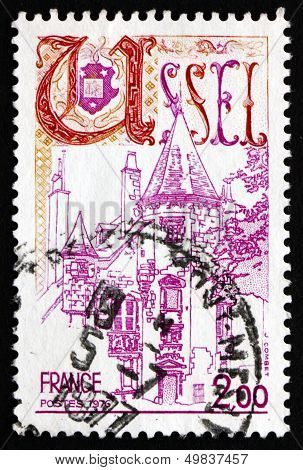 Postage Stamp France 1976 View Of Ussel, Correze