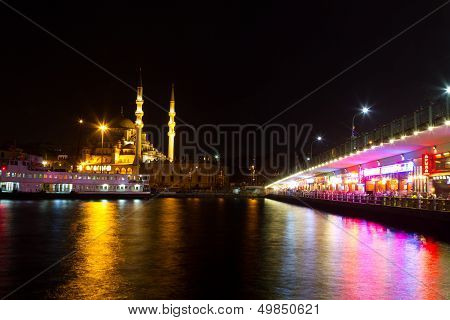 Galata Bridge And Eminonu District, Istanbul