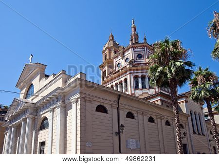 Church Of Saints Gervasius And Protasius (xvii C.). Rapallo, Italy