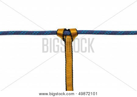 a Girth Hitch on a white background