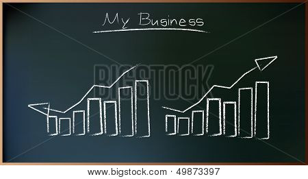 Business Plan on Schoolboard in Vector