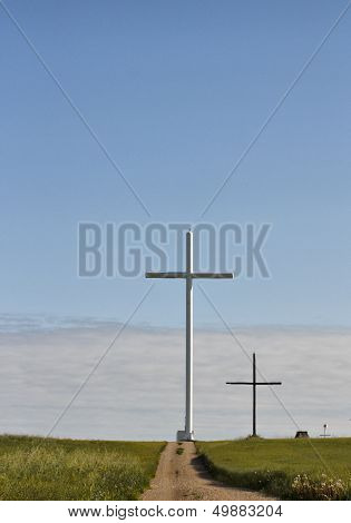 Two crosses