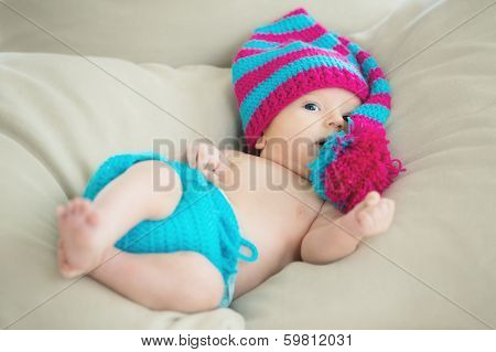 Cute happy baby