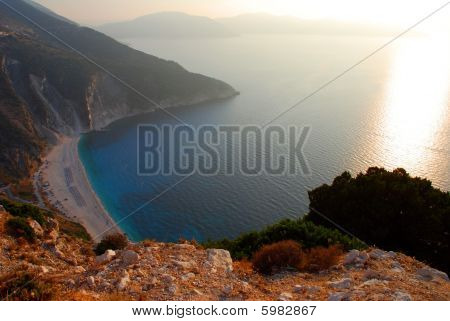 Sunset Myrtos