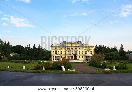 Main Building Of Russian Old Time Estate
