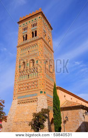 Aragon Teruel Torre de San Martin Mudejar UNESCO heritage in Spain