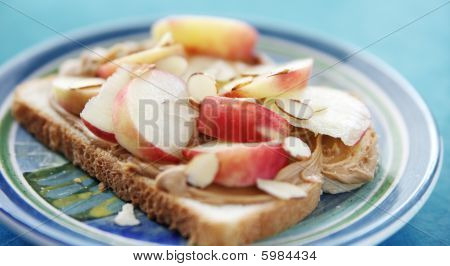 Burro di arachidi e pesco Sandwich